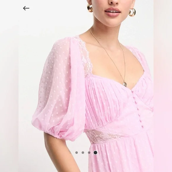 ASOS Tall Pink Backless Maxi Dress - Picture 4 of 4